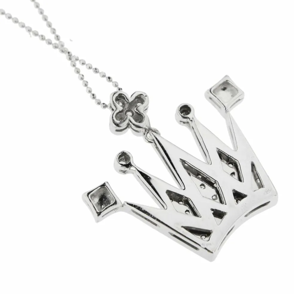 Collier pendentif couronne