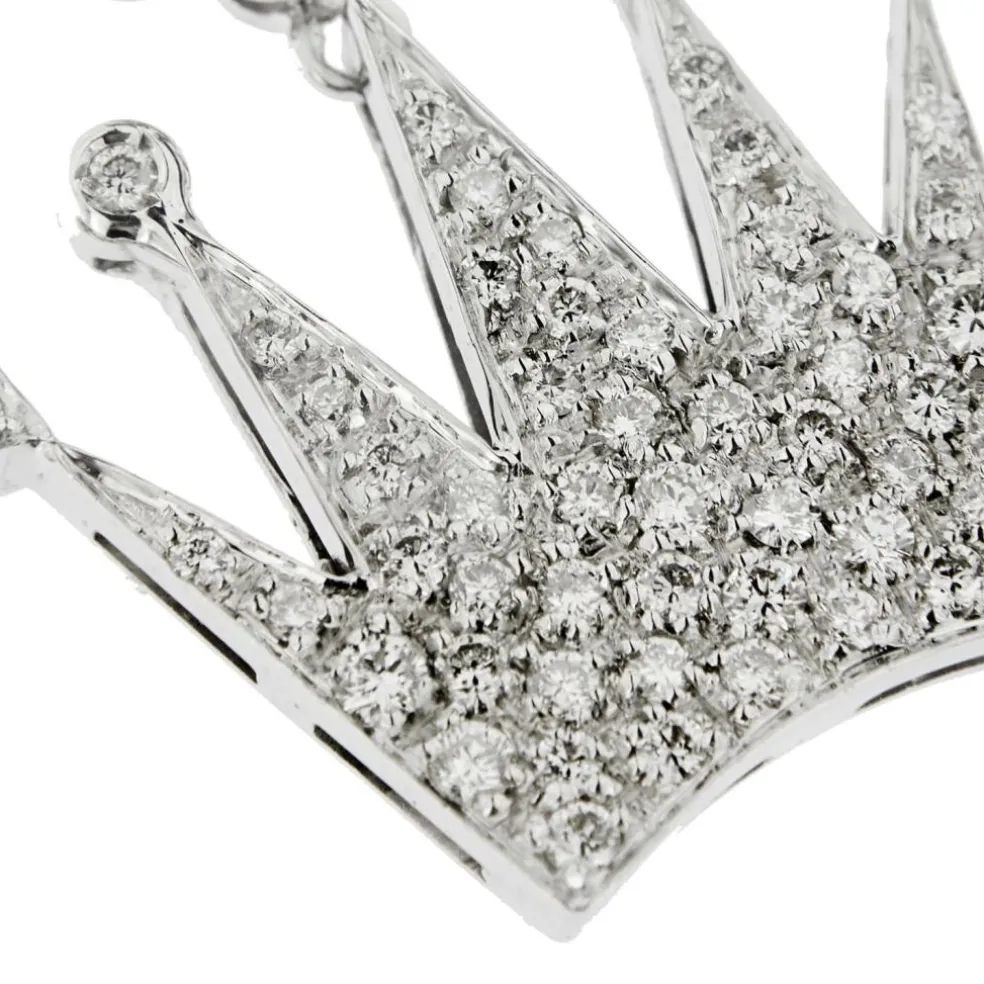 Collier pendentif couronne