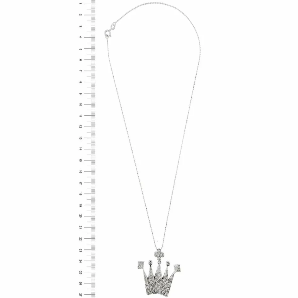 Collier pendentif couronne