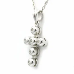 Collier Pendentif Croix - OR & Diamants