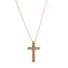 Collier Pendentif croix et diamants