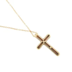 Collier Pendentif croix et diamants