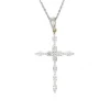 Collier Pendentif Croix Or Et Diamants