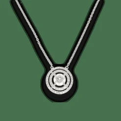 Collier pendentif diamant 0,60 Ct E-SI2 en or blanc