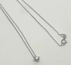 Collier pendentif diamant 0,15ct