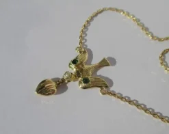 Collier pendentif en or jaune