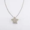 Collier Pendentif Etoile diamants
