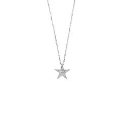 Collier pendentif Etoile diamants