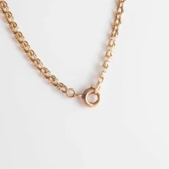 Collier Pendentif Feuillage Diamants Perle