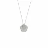 Collier pendentif fleur Diamants
