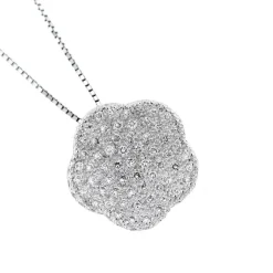 Collier pendentif fleur Diamants