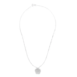 Collier pendentif fleur Diamants