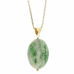 Collier pendentif jade