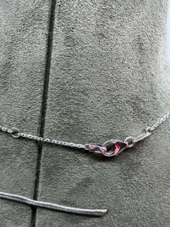 Collier Pendentif Émeraude 0, 50 Carat et Diamants 0, 41 Carat