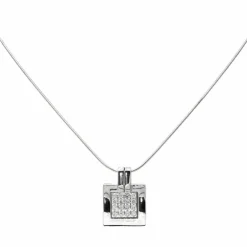 Collier Pendentif Or blanc Diamant