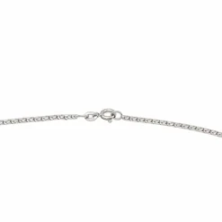 Collier Pendentif Or blanc Saphir
