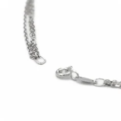 Collier Pendentif Or blanc Diamant