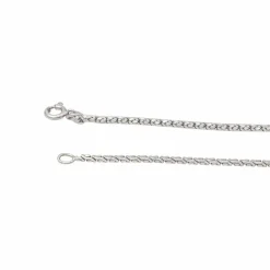 Collier Pendentif Or blanc Saphir