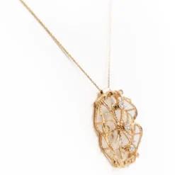 Collier Pendentif Or jaune Diamant