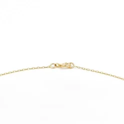 Collier Pendentif Or jaune Saphir