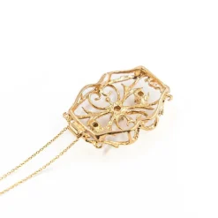 Collier Pendentif Or jaune Diamant