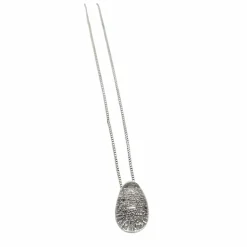 Collier Pendentif Pavage Diamants Or blanc