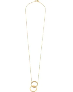 Collier pendentif ring or et diamants