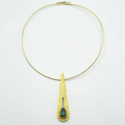 Collier pendentif tourmaline Bent Gabrielsen