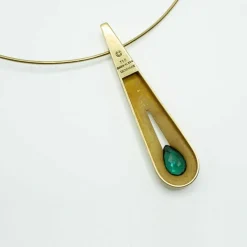 Collier pendentif tourmaline Bent Gabrielsen