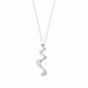Collier pendentif Vague diamants