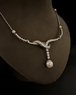 Collier Perle Diamants