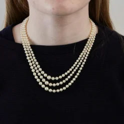 Collier Perles 3 rangs