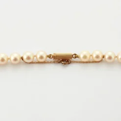 Collier Perles Akoya fermoir Or