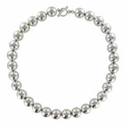 Collier perles d'argent