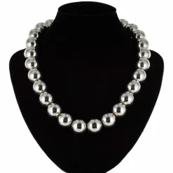 Collier perles d'argent