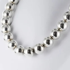Collier perles d'argent