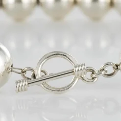 Collier perles d'argent