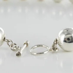 Collier perles d'argent