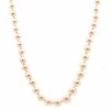 Collier perles de culture et fermoir en or blanc