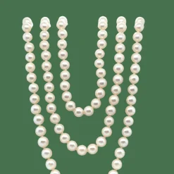 Collier Perles de culture- 3 rangs - Fermoir Or blanc