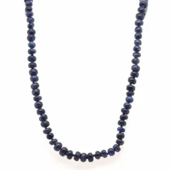 Collier perles de saphirs