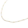 Collier perles et boules or jaune
