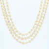 Collier perles triple rang ancien