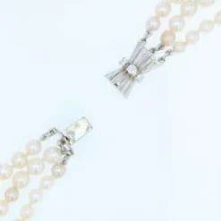 Collier perles triple rang ancien