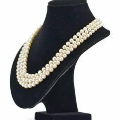 Collier perles triple rang ancien