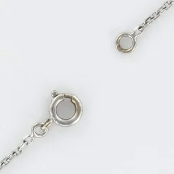 Collier pierre de lune saphirs diamants