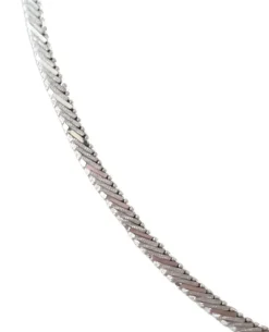 COLLIER PLAT OU BLANC
