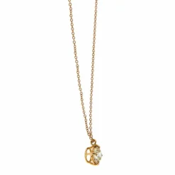 Collier point lumineux avec diamant de 0,73 ct
