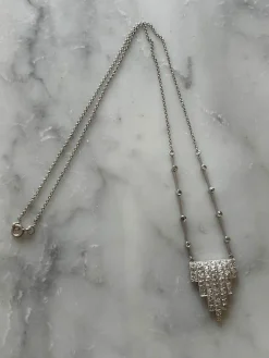 Collier époque Art Déco, diamants
