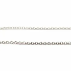 Collier péridot entourage diamants or blanc